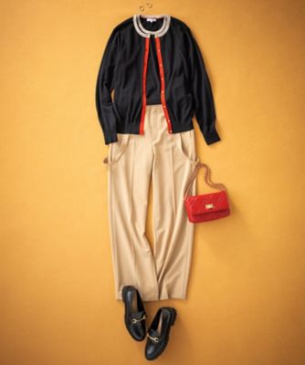 【洗える】ストレッチダブルクロス　サスペンダーパンツ（ＰＲＷＷＳＡ０２１４）