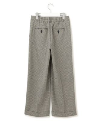 【洗える】ガンクラブチェックストレッチ　アンクル　パンツ（ＰＲＷＷＳＡ０３０５）