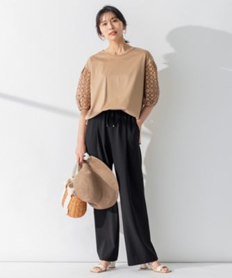 【ＷＥＢ限定／洗える】２ＷＡＹストレッチツイル　ワイドパンツ（ＰＲＷＷＳＭ０８４１）
