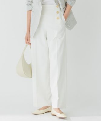 ＜23区 L (Women/大きいサイズ)＞【洗える】ストレッチツイル　マリンパンツ（ＰＲＷＷＳＳ０２１３）