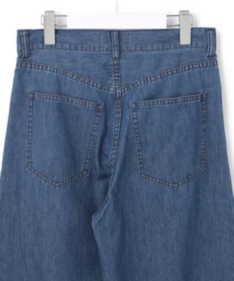 【ＷＥＢ限定／洗える】２３区ＤＥＮＩＭ　ライトダンガリー　ワイドパンツ（ＰＲＷＷＳＳ０８２１）