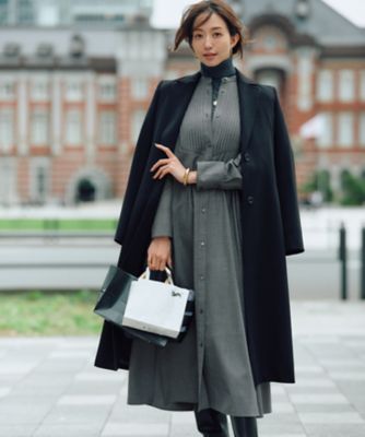 ＜23区 (Women)＞【ＣＬＡＳＳＹ．１２月号掲載】ロロピアーナ　スーパー　ウール　チェスターコート（ＳＣ２３ＮＷ０５０３）