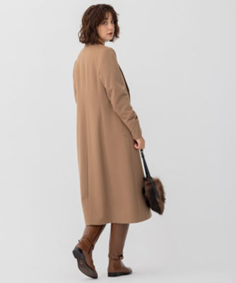 定価30万円　最高級素材 伊・ロロピアーナ社製　ダーバン　ロングチェスターコート CLASSY．12月号掲載】ロロピアーナ スーパー ウール