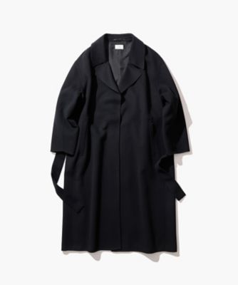 送料無料】MERINO DOUBLE MELTON ｜ ガウンコート