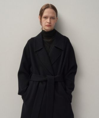 送料無料】MERINO DOUBLE MELTON ｜ ガウンコート