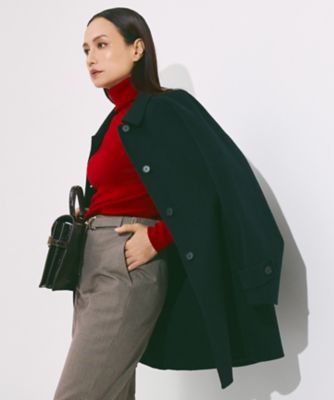 ＜ICB L (Women/大きいサイズ)＞ＷｏｏｌＲｅｖｅｒ　　ステンカラーコート（ＳＣＣＭＧＷ０４０２）