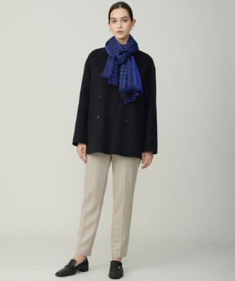 WoolRever ノーカラーショートコート（SCCMGW0403