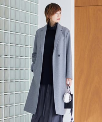 美品 大きいサイズ オンワード ICB アイシービー Bio Linen スプリングコート 42/ネイビー 羽織り ハオリ【2400013057639】