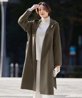 ウールリバーフーデットコート（SCCYNW0601） | ICB (Women  