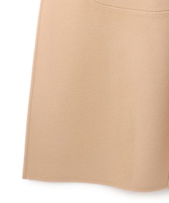 高級✨23区 ロングダッフルコート イタリア製 ウール ベージュ キャメル M 23区MoessmerLODEN CLOTH ダッフルコート ロング ウール M