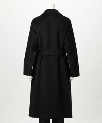 エステータ】ピュアカシミヤリバー ロング ラップコート