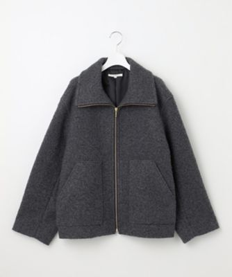 SLOW／一部店舗限定】ループニードル ボア ブルゾン