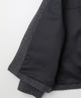 SLOW／一部店舗限定】ループニードル ボア ブルゾン