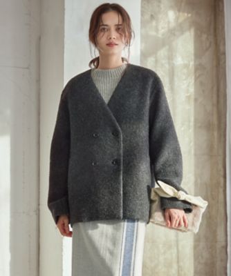 ＜23区 L (Women/大きいサイズ)＞【ＳＬＯＷ／一部店舗限定】スライバーウール　アウター（ＳＣＳ１ＳＷ０９５０）