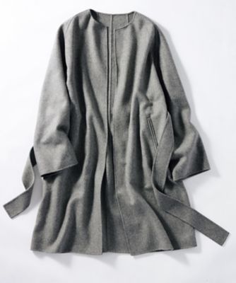 マガジン掲載 ウールアルパカリバー ミドル丈 コート 番号ｊ２３ ｓｃｗｏｂｗ０４０２ 三越伊勢丹オンラインストア 公式