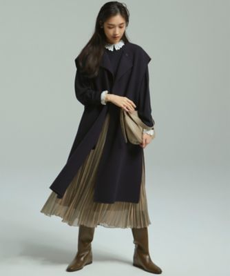 23区】ウールリバー ケープ ジャケット ウールリバー ジレ