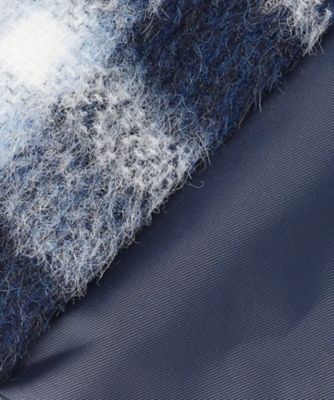 23区　シャギー　ジャケット　アルパカ　モヘア　チェック 一部店舗限定】アルパカシャギーチェック コート