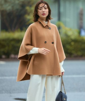 〇【試着のみ】UNITED ARROWS ウール リバー ポンチョ ライトグレー 〇【試着のみ】UNITED ARROWS ウール リバー ポンチョ ライト