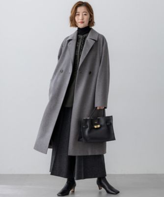 COLOMBOカシミヤビーバー ダブルフロント チェスターコート