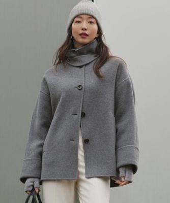 ＜23区 (Women)＞【ＶＥＲＹ掲載】ＭＡＮＴＥＣＯＰｕｒｅ　リバー　ステンカラーコート（ＳＣＷＯＧＷ０５０９）