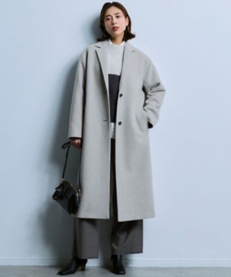 WEB＆一部店舗限定】ウールモッサ チェスターコート