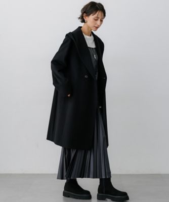 ウールカシミヤビーバー フーデッド コート（SCWOLW0506