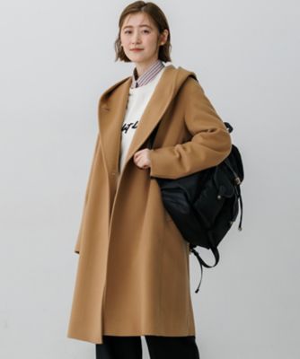 ウールカシミヤビーバー フーデッド コート（SCWOLW0506