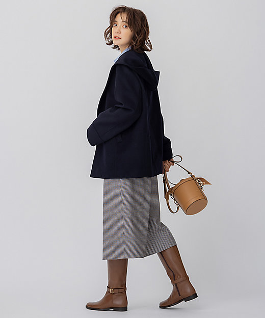 CLASSY.1月号掲載】ウールカシミヤビーバー フード付き CLASSY.1月号掲載】ウールカシミヤビーバー フード付き
