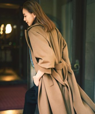 SHIHOさん着用】Super100sライトビーバーロング コート