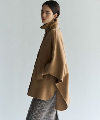 見上愛さん着用／Oggi12月号掲載】ウールライトリバー ポンチョ