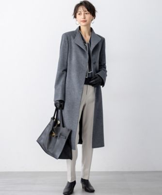 ウールカシミヤビーバー スタンドカラー コート（SCWSGW0504