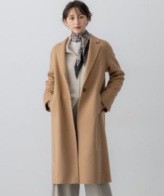 【送料無料】23区 S (Women/小さいサイズ)/ニジュウサンク エス ウールカシミヤビーバー チェスター コート(SCWSGW0505) 034_オウドイロ コート・ジャケット【三越伊勢丹/公式】