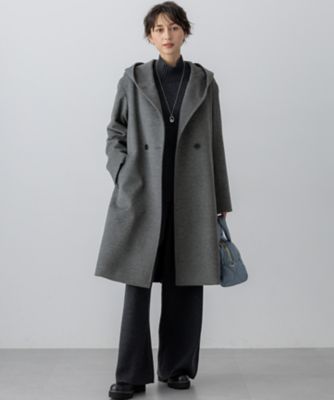 ウールカシミヤビーバー フーデット コート（SCWSGW0853