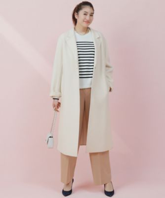 ウールリバー ロングコート（SCWSNW0421） | 23区 S (Women