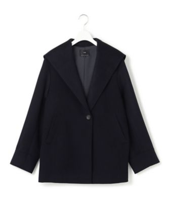 CLASSY．1月号掲載】ウールカシミヤビーバー フード付き