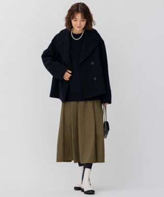 ヘリンボーン ショート ピーコート（SCWSNW0511） | 23区 S