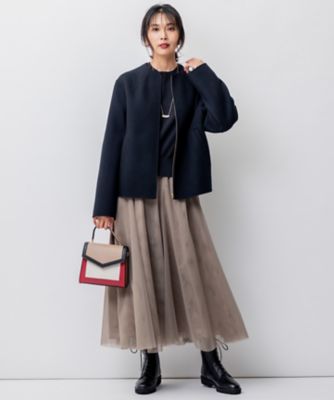 お値下げ⭐︎23区　新品未使用品⭐︎ウールリバー ショート ブルゾン38 注意点あり ウールリバー ショート ブルゾン（SCWSSW0406） | 23