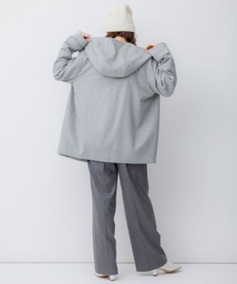 ウールカシミヤビーバー フード付き ショートコート