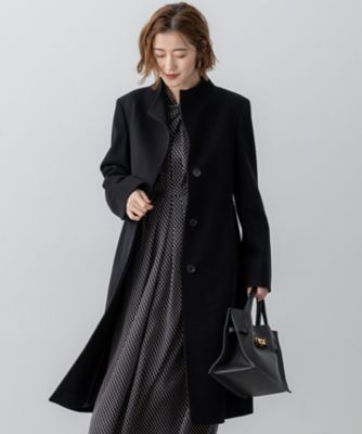 ウールカシミヤビーバー スタンドカラー コート