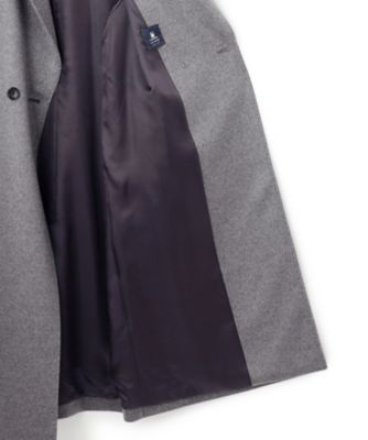 COLOMBOカシミヤビーバー ダブルフロント チェスターコート
