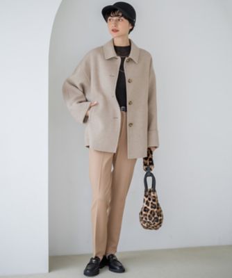 VERY掲載】MANTECOPure リバー ステンカラーコート