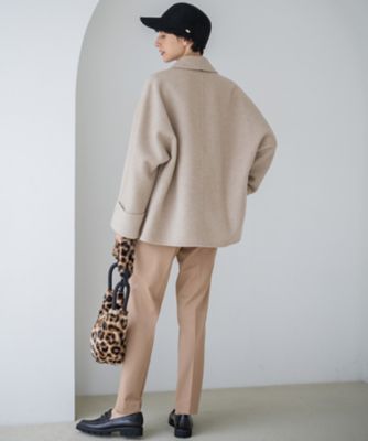 VERY掲載】MANTECOPure リバー ステンカラーコート