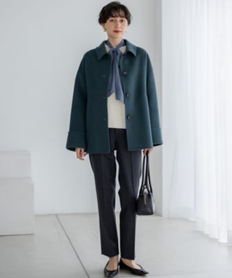 VERY掲載】MANTECOPure リバー ステンカラーコート