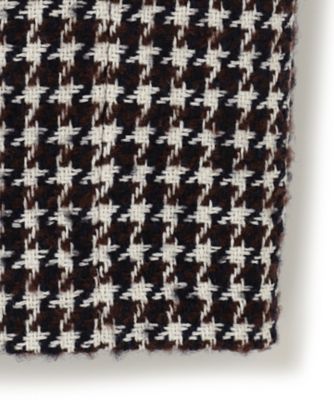 チェック ツイード ノーカラーコート（SCWWSW0509