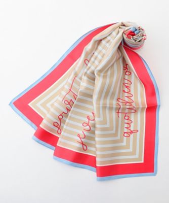 カタログ掲載】ストライプレター スカーフ（SF2VLM0303