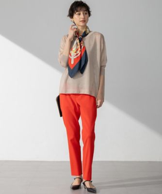 S for Shoko シルクスカーフ・「LONDON GIRLS」赤　スカーフ Scarves スカーフ | S for Shoko