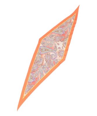 Ｅｒｉｃａ　ペイズリー柄　ダイヤ　スカーフ（ＳＦ３ＤＧＷ０４０１）