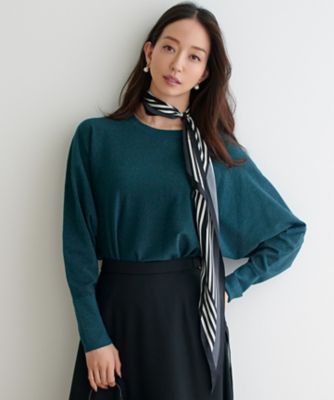 ＜23区 (Women)＞【滝沢眞規子さん着用／ＶＥＲＹ掲載】ランダムストライプ　ダイヤ　スカーフ（ＳＦ３ＤＧＷ０５０１）