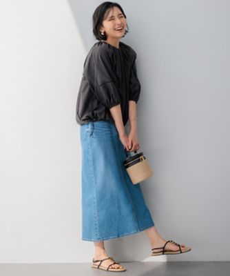 【Ｏｇｇｉ４月号掲載／洗える】２３区ＤＥＮＩＭ　ストレッチ　デニムスカート（ＳＫ２３ＣＳ０２１９）