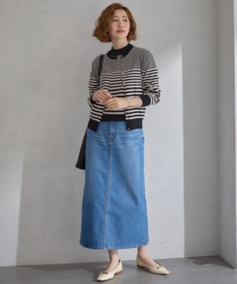 【Ｏｇｇｉ４月号掲載／洗える】２３区ＤＥＮＩＭ　ストレッチ　デニムスカート（ＳＫ２３ＣＳ０２１９）